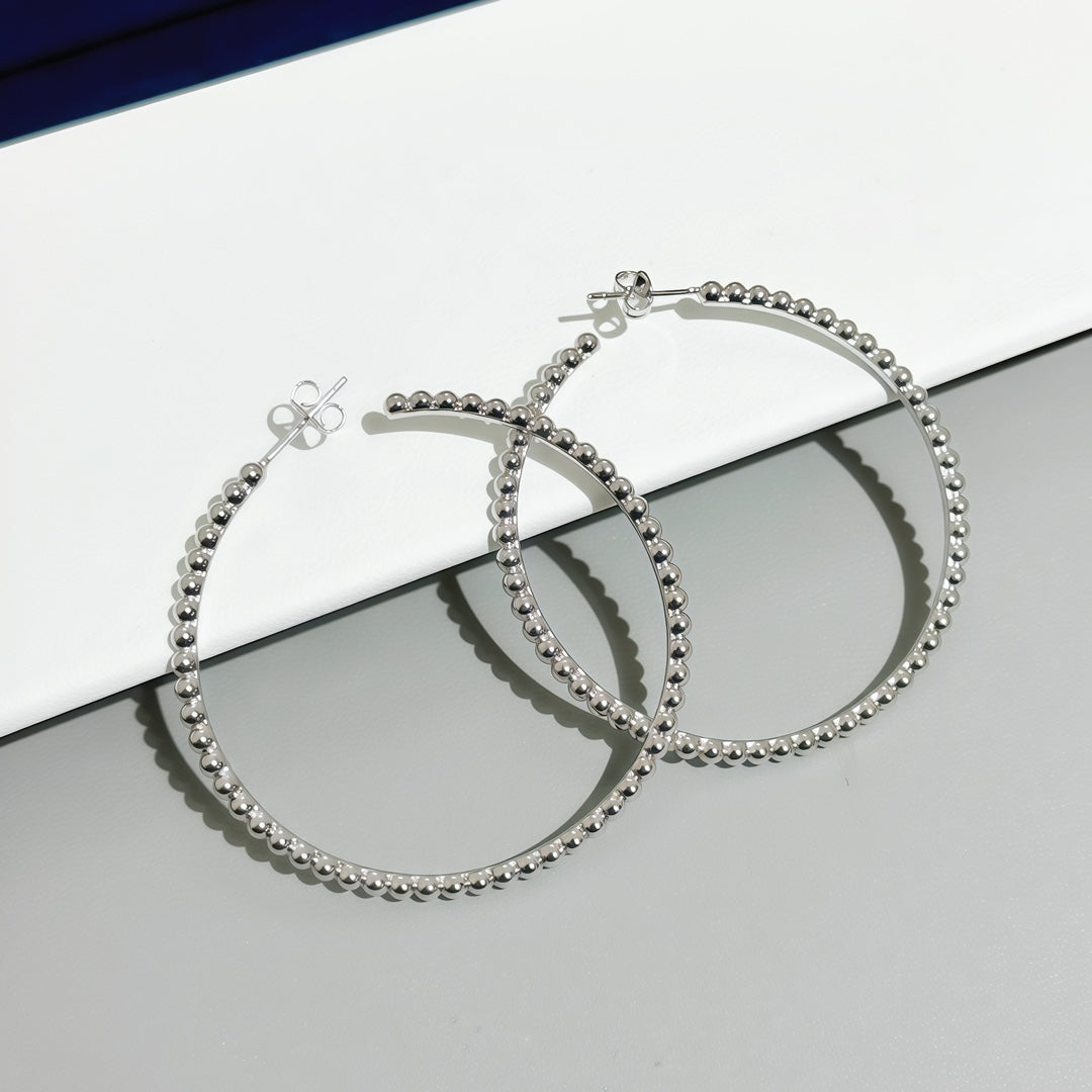 [NOBLE AURA] SMOOTH BEAD STUD EARRINGS