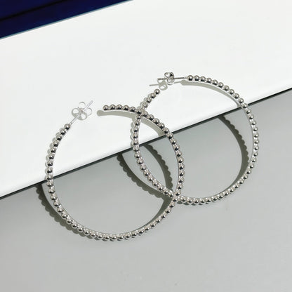 [NOBLE AURA] SMOOTH BEAD STUD EARRINGS