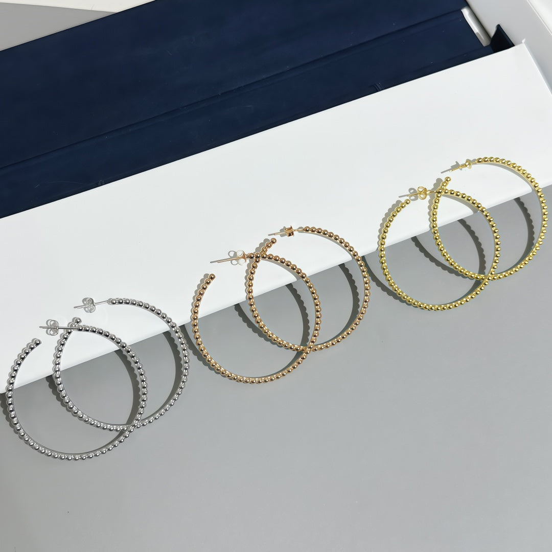 [NOBLE AURA] SMOOTH BEAD STUD EARRINGS
