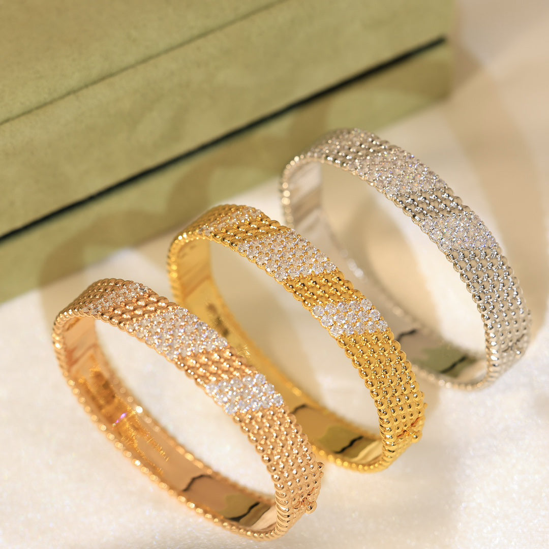 [NOBLE AURA]  FIVE-ROW DIAMOND BRACELET
