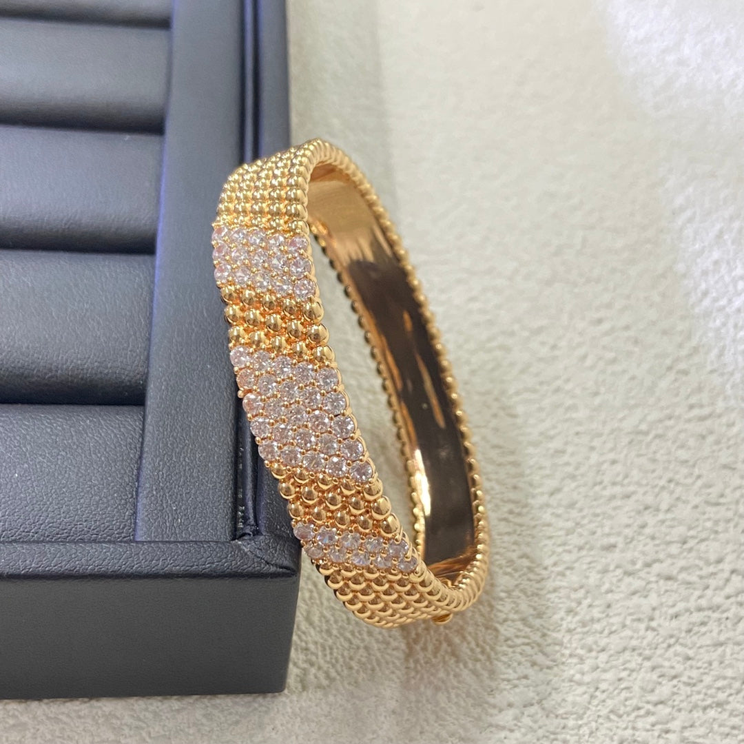 [NOBLE AURA]  FIVE-ROW DIAMOND BRACELET