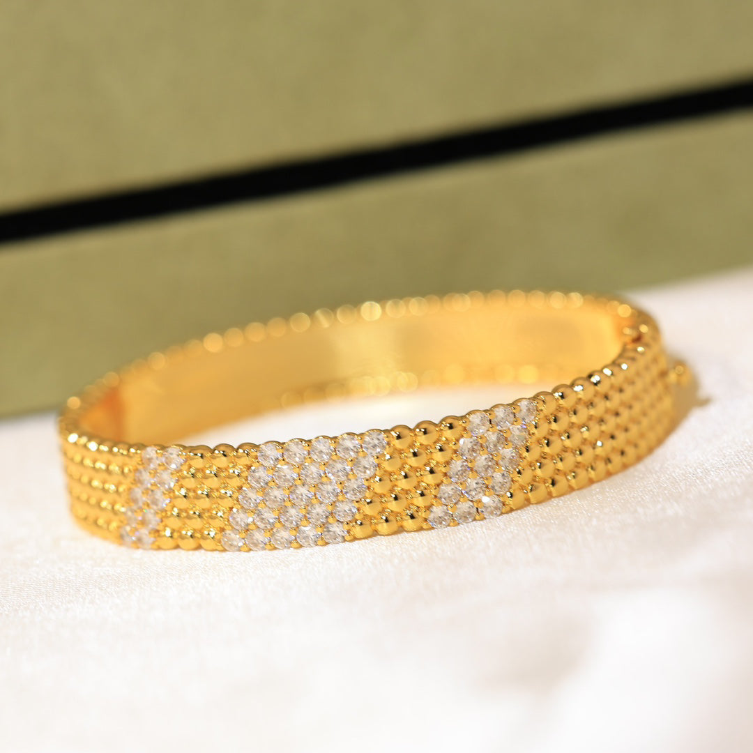 [NOBLE AURA]  FIVE-ROW DIAMOND BRACELET