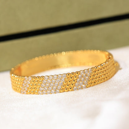 [NOBLE AURA]  FIVE-ROW DIAMOND BRACELET