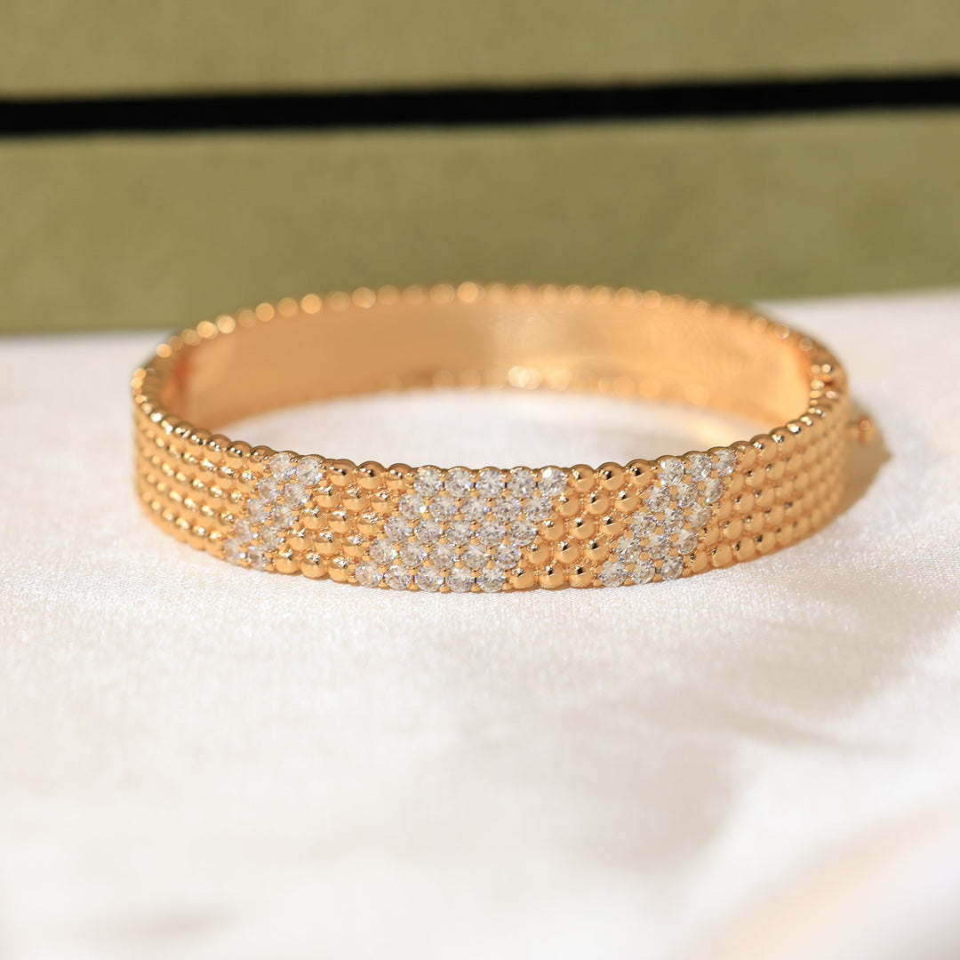 [NOBLE AURA]  FIVE-ROW DIAMOND BRACELET