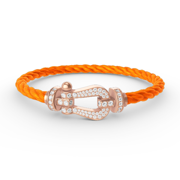 [NOBLE AURA]FORCE LARGE HORSESHOE FULL DIAMOND BRACELET ROSE GOLD