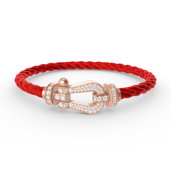 [NOBLE AURA]FORCE LARGE HORSESHOE FULL DIAMOND BRACELET ROSE GOLD