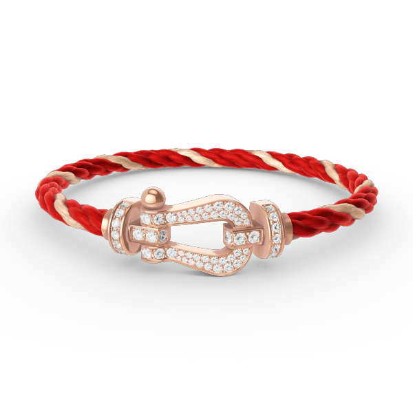 [NOBLE AURA]FORCE LARGE HORSESHOE FULL DIAMOND BRACELET ROSE GOLD