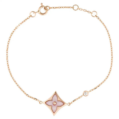 [NOBLE AURA]STAR 1 DIAMOND PINK GOLD BRACELET