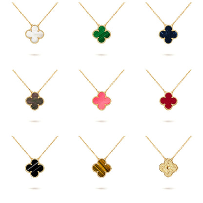 [NOBLE AURA]CLOVER 15MM SINGLE FLOWER NECKLACE COLLECTION