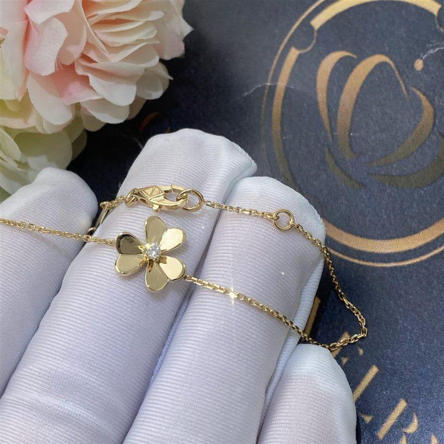 [NOBLE AURA]FRIVOLE GOLD FLOWER BRACELET