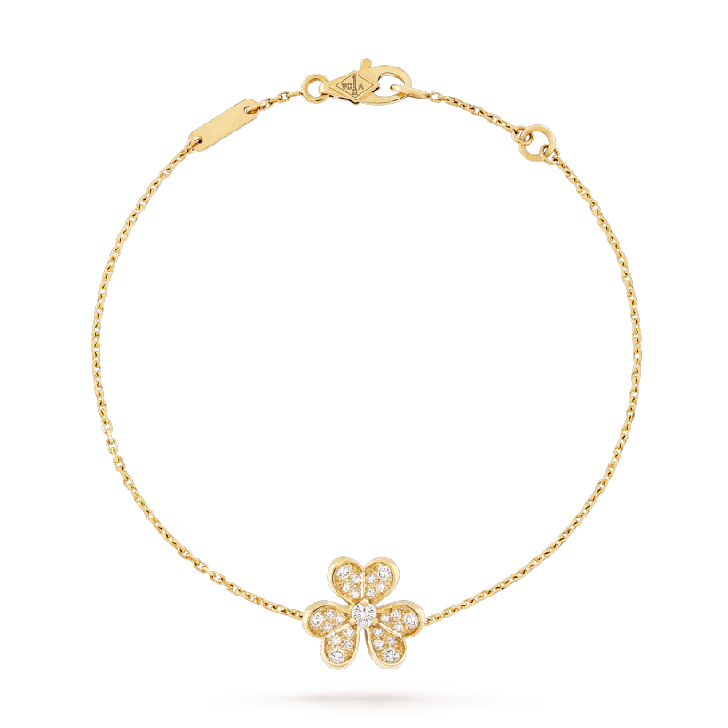 [NOBLE AURA]FRIVOLE GOLD FLOWER DIAMOND BRACELET