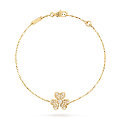 [NOBLE AURA]FRIVOLE GOLD FLOWER DIAMOND BRACELET