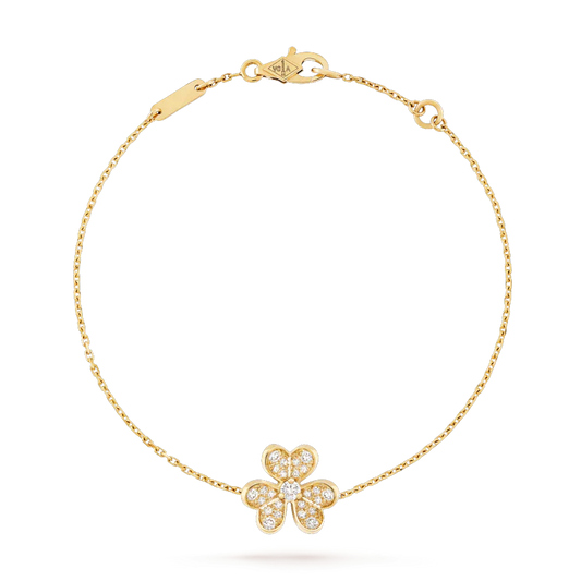 [NOBLE AURA]FRIVOLE GOLD FLOWER DIAMOND BRACELET