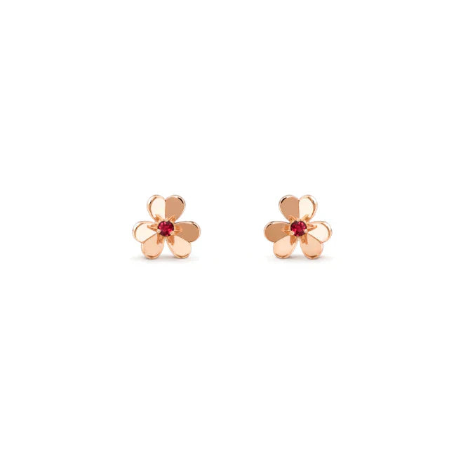 [NOBLE AURA]FRIVOLE  FLOWER PINK EARRINGS