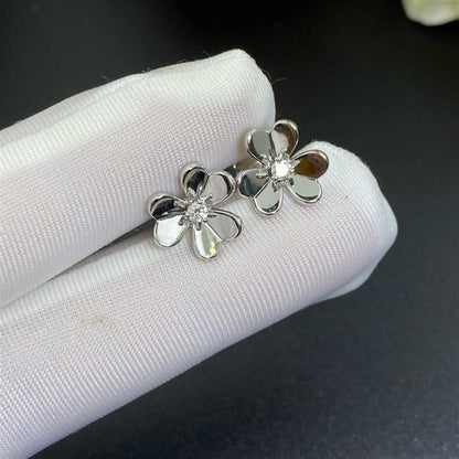 [NOBLE AURA]FRIVOLE MINI SILVER FLOWER EARRINGS
