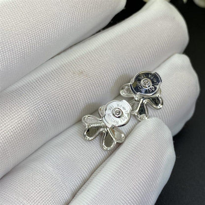 [NOBLE AURA]FRIVOLE MINI SILVER FLOWER EARRINGS