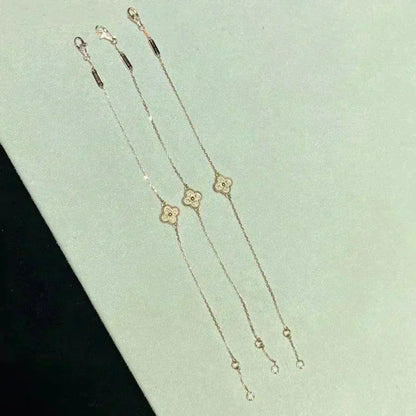 [NOBLE AURA]CLOVER SINGLE FLOWER BRACELET