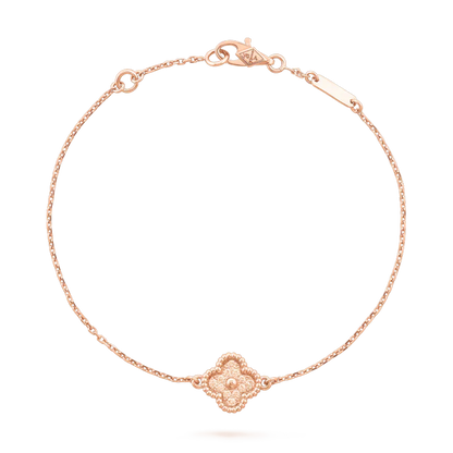 [NOBLE AURA]CLOVER SINGLE FLOWER BRACELET