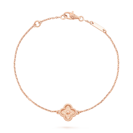 [NOBLE AURA]CLOVER SINGLE FLOWER BRACELET
