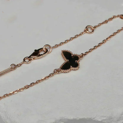 [NOBLE AURA]BUTTERFLY ONYX  BUTTERFLY BRACELET