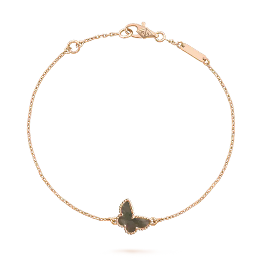 [NOBLE AURA]BUTTERFLY ONYX  BUTTERFLY BRACELET