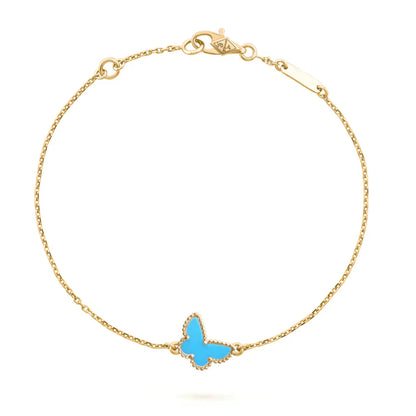 [NOBLE AURA]BUTTERFLY TURQUOISE BUTTERFLY BRACELET
