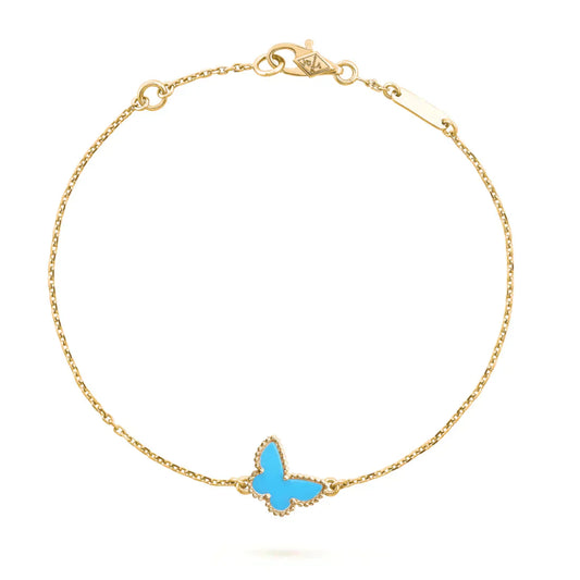[NOBLE AURA]BUTTERFLY TURQUOISE BUTTERFLY BRACELET