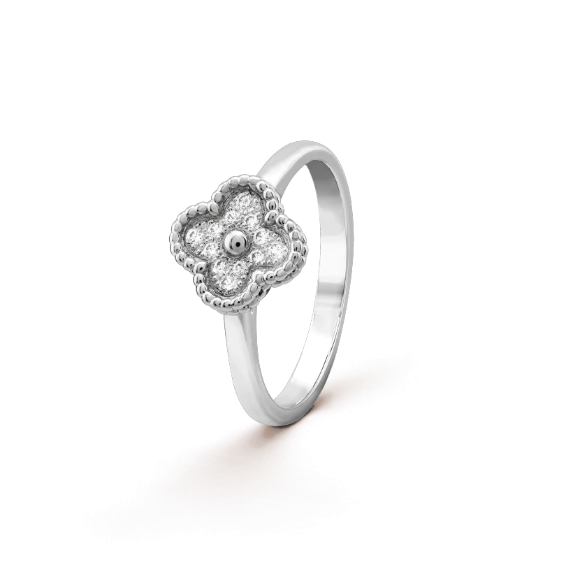 [NOBLE AURA]CLOVER DIAMOND RING
