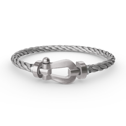 [NOBLE AURA]FORCE LARGE HORSESHOE NO DIAMOND BRACELET SILVER