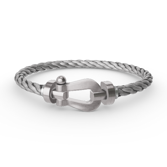 [NOBLE AURA]FORCE LARGE HORSESHOE NO DIAMOND BRACELET SILVER