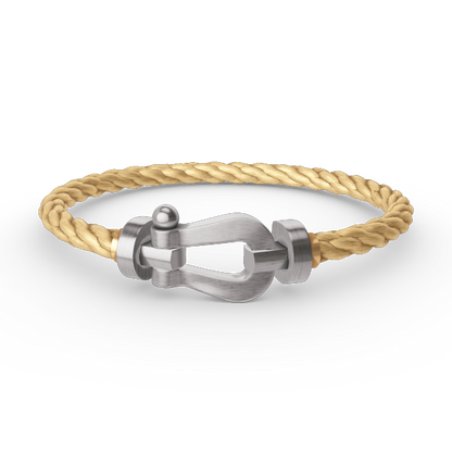 [NOBLE AURA]FORCE LARGE HORSESHOE NO DIAMOND BRACELET SILVER
