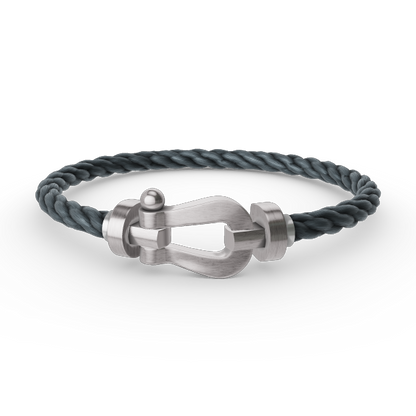 [NOBLE AURA]FORCE LARGE HORSESHOE NO DIAMOND BRACELET SILVER