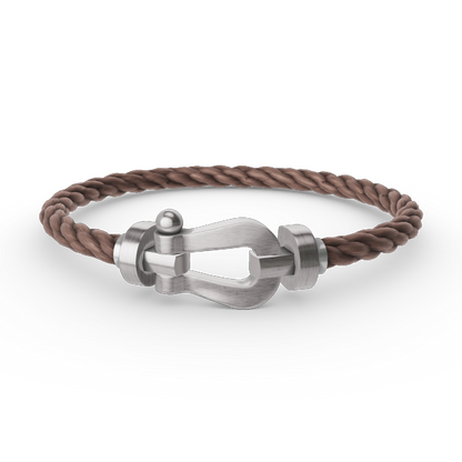 [NOBLE AURA]FORCE LARGE HORSESHOE NO DIAMOND BRACELET SILVER