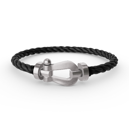 [NOBLE AURA]FORCE LARGE HORSESHOE NO DIAMOND BRACELET SILVER