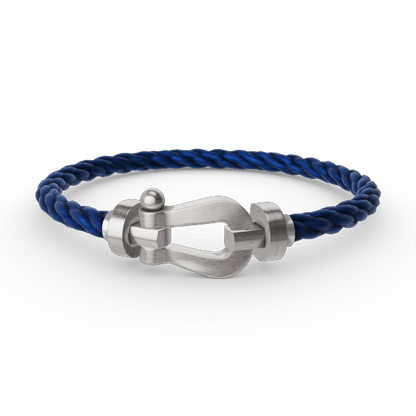 [NOBLE AURA]Love & Force Large Horseshoe Trio Bracelet Stack Set