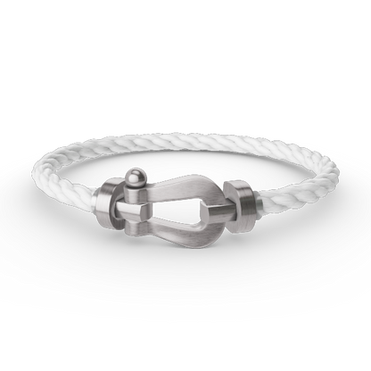 [NOBLE AURA]FORCE LARGE HORSESHOE NO DIAMOND BRACELET SILVER